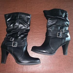 Nine West women’s size 9 black heeled boots